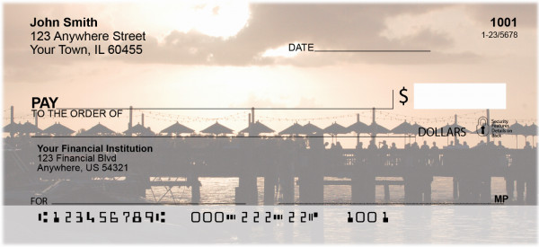 Beach Sunset Key WestPersonal Checks | GCA-57