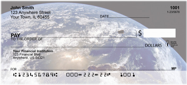 Earth from Space Personal Checks | GCA-99