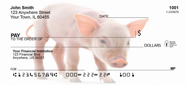 Piglets Personal Checks | GCB-10