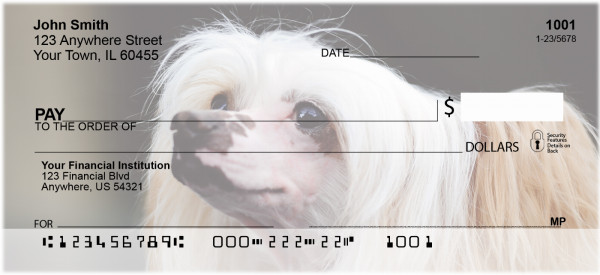 Chinese Crested Personal Checks | GCB-40