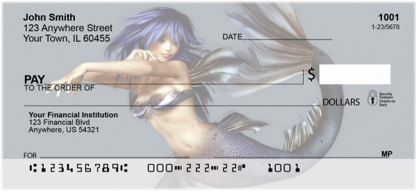 Mermaids Personal Checks | GCB-54