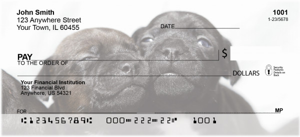 Puppies Personal Checks | GCC-07