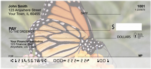 Monarch Butterflies Personal Checks | GCL-04