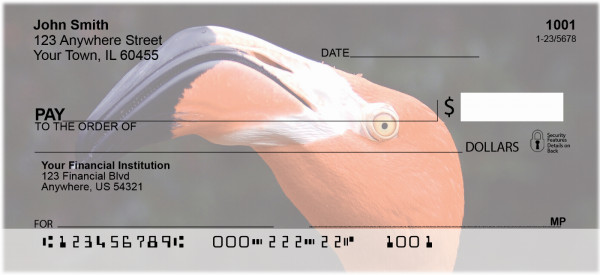 Flamingo Sampler Personal Checks | GCS-18