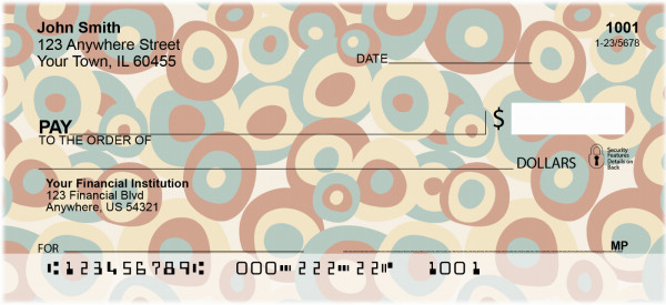 Retro Pitted Olives Personal Checks