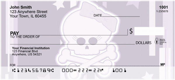 Girly Skull Checks | GIR-02