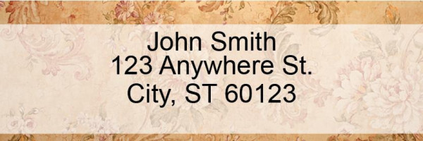 Vintage Baroque Address Labels | LRFLO-97