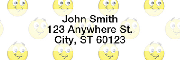 Smilies Rectangle Address Labels
