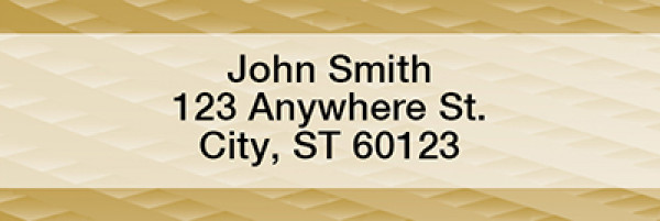 Colorful Basket Weave Rectangle Address Labels | LRGEP-49