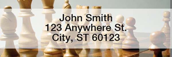 Chess Rectangle Address Labels