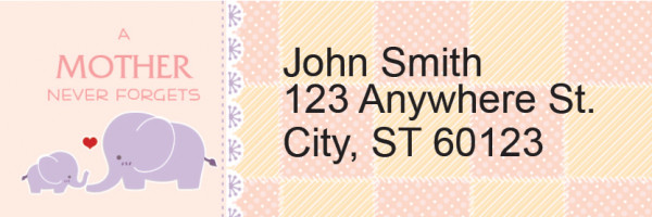 A Mother's Love Address Labels