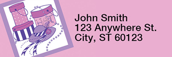 Hats by Deidre Mosher Rectangle Address Labels | LRRDMO-05