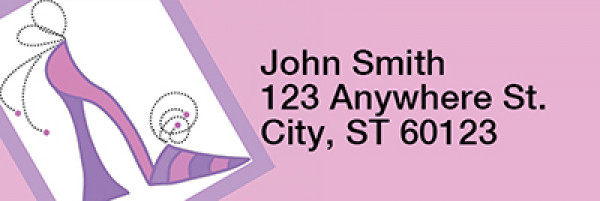 Shoe by Deidre Mosher Rectangle Address Labels | LRRDMO-08