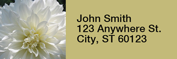 Flowers Rectangle Address Labels | LRRFLO-01