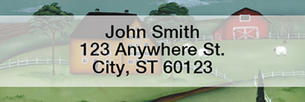 Heritage Hill Narrow Address Labels by Lorrie Weber
