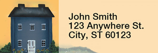 Sunnybrook Lane Narrow Address Labels by Lorrie Weber