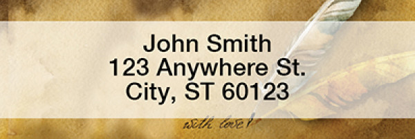 With Love Narrow Address Labels | LRRLOV-09