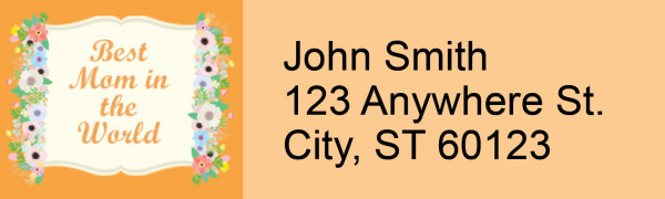 Mother's Day Narrow Address Labels | LRRLOV-25