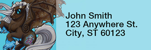 Blues Mix - My Little Demon Rectangle Address Labels