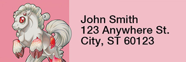 Boys and Girls - My Little Demon Rectangle Address Labels | LRRMLD-02
