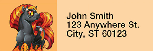 Evil Step Brothers - My Little Demon Rectangle Address Labels | LRRMLD-04