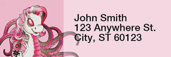 Pinks Mix - My Little Demon Rectangle Address Labels | LRRMLD-08
