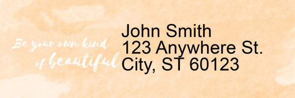 Believe In Yourself Address Labels