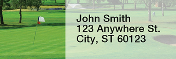 Scenic Courses Rectangle Address Labels