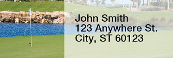 Scenic Courses Rectangle Address Labels