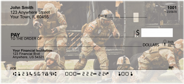 Soldiers and Helicopters Personal Checks | MIL-78