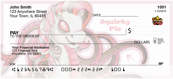 Pinks Mix - My Little Demon Personal Checks | MLD-08