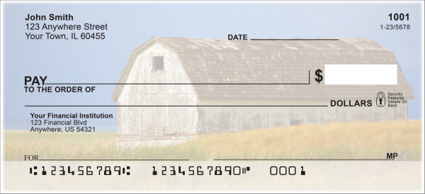 Barns On The Prairie Personal Checks