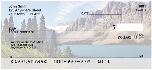 Pristine Mountain Lakes Personal Checks