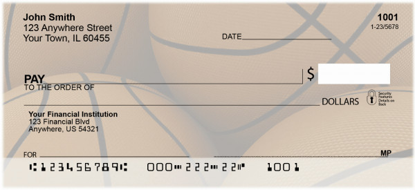 Basketball Sport Personal Checks