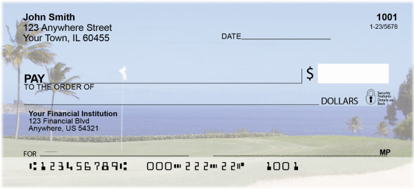 Golf Courses on The Ocean Personal Checks | SPO-42