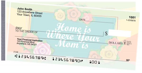 Mother's Day Side Tear Personal Checks