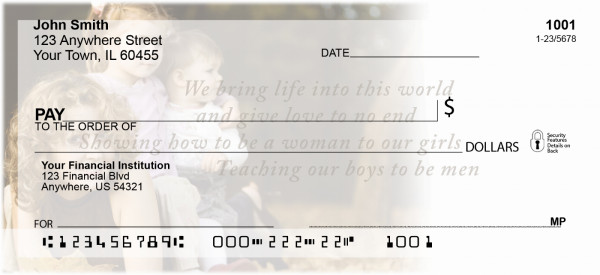 Motherhood Personal Checks By Sweet Intentions