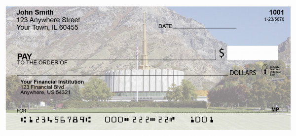 Provo Temple Personal Checks | TEM-13