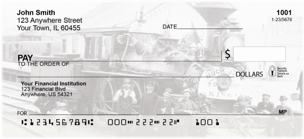 Old Time Trains Personal Checks