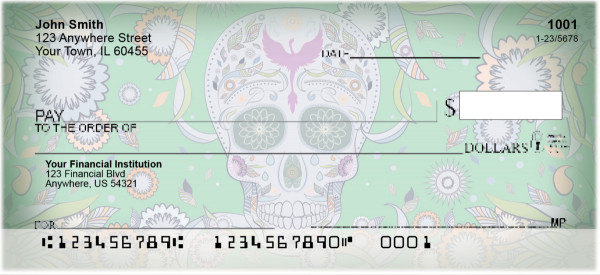 Day Of The Dead Personal Checks