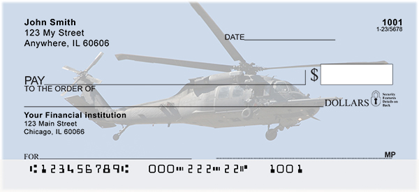 Blackhawk Helicopters Personal Checks 