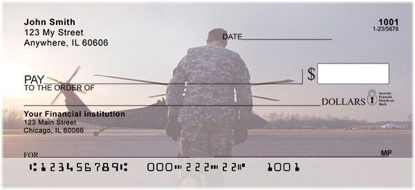 Helicopter Images Personal Checks 