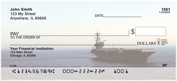 USS George HW Bush Personal Checks 
