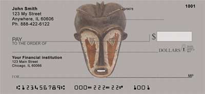 African Masks Checks