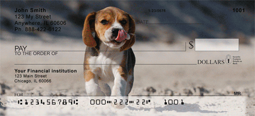 Beagles Are Brilliant Personal Checks