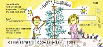 Happy Holidays: Tree Checks by Amy S. Petrik