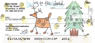 Joy to the World Checks by Amy S. Petrik