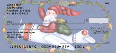 Santa's on the Way Checks by Lorrie Weber