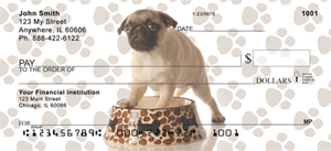 Pug Checks - Mischievous Pugs Personal Checks