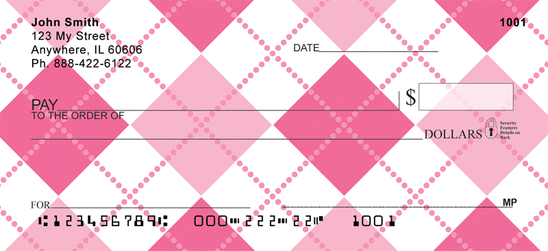 Argyle Personal Checks
